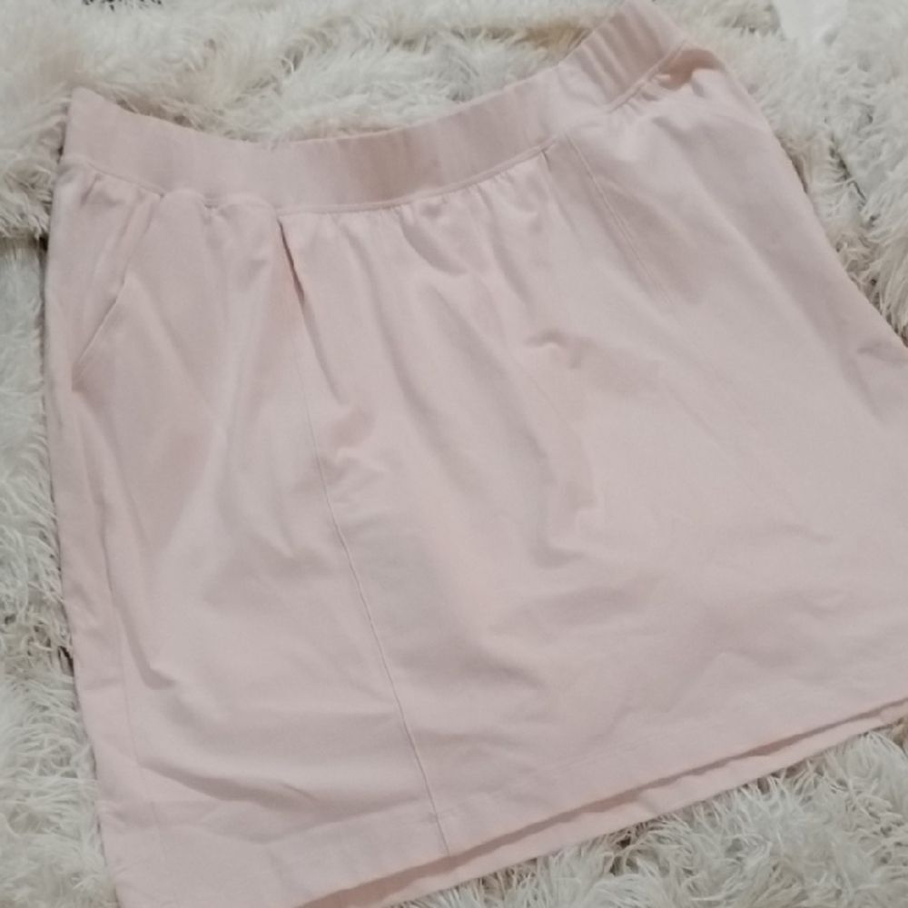 Soft Blush Mini Skirt